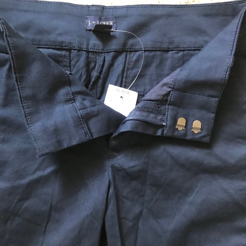 Women J. Crew 9" shorts New with Tag Size 4 Color Blue NWT - Picture 2 of 6